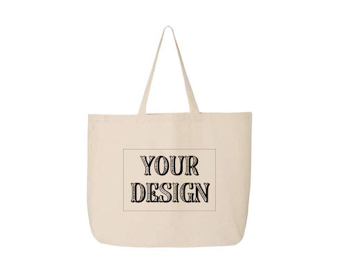 Oversize cotton tote
